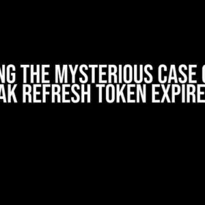 Solving the Mysterious Case of the Keycloak Refresh Token Expired Early