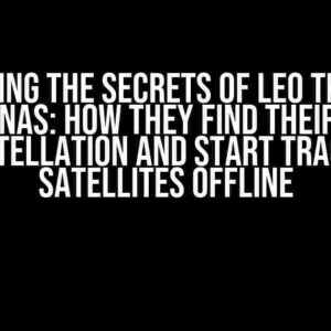 Unlocking the Secrets of LEO Tracking Antennas: How They Find Their First Constellation and Start Tracking Satellites Offline